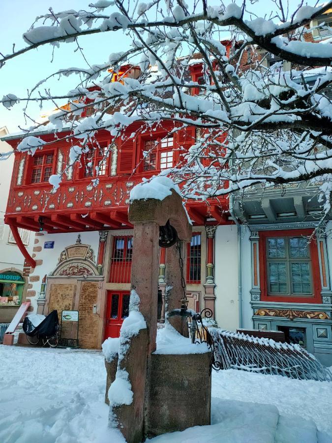 La Maison Bleue, A 20 Mn De Strasbourg, Sur La Route Des Vins, Jusqu'A 6 Personnes, 塞莱斯塔 外观 照片
