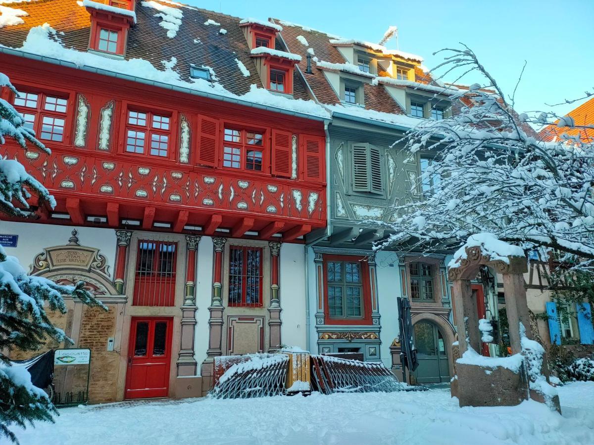 La Maison Bleue, A 20 Mn De Strasbourg, Sur La Route Des Vins, Jusqu'A 6 Personnes, 塞莱斯塔 外观 照片